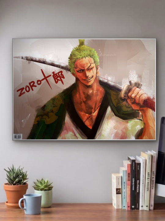 The Demon Swordsman | Zoro One Piece | Anime Poster