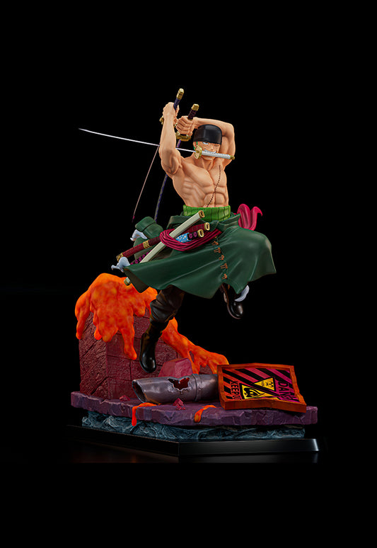Zoro with Katanas Figurine Poster