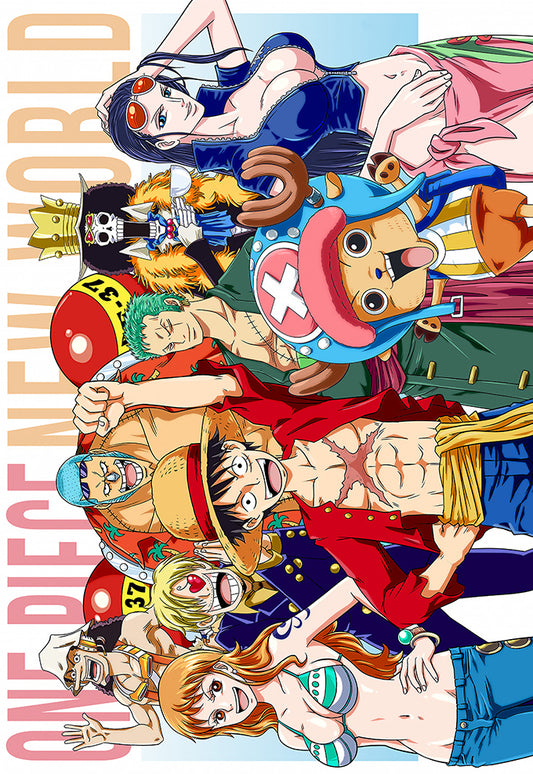 StrawHats Crew Landscape One Piece Poster