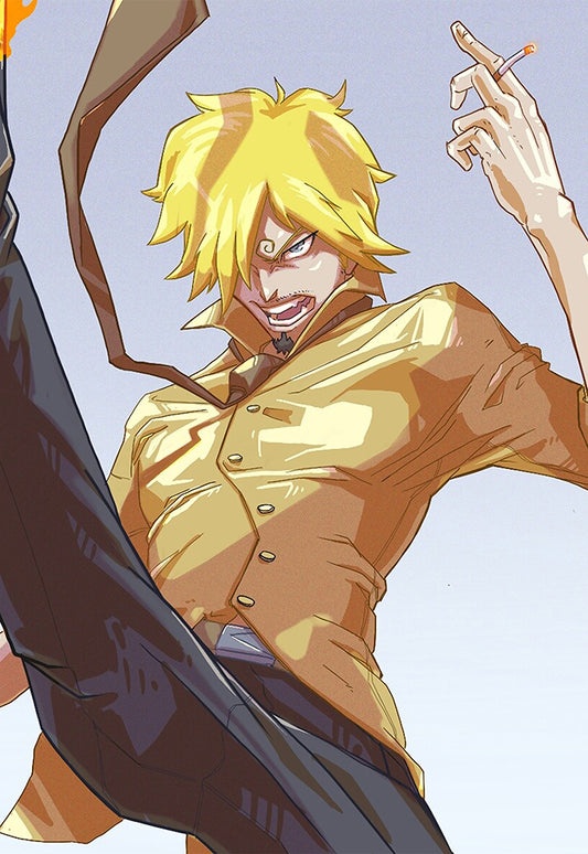 Vinsmoke Sanji Black Leg One Piece Poster