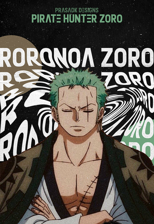 Roronoa Zoro | Haki and Honor One Piece | Anime Poster