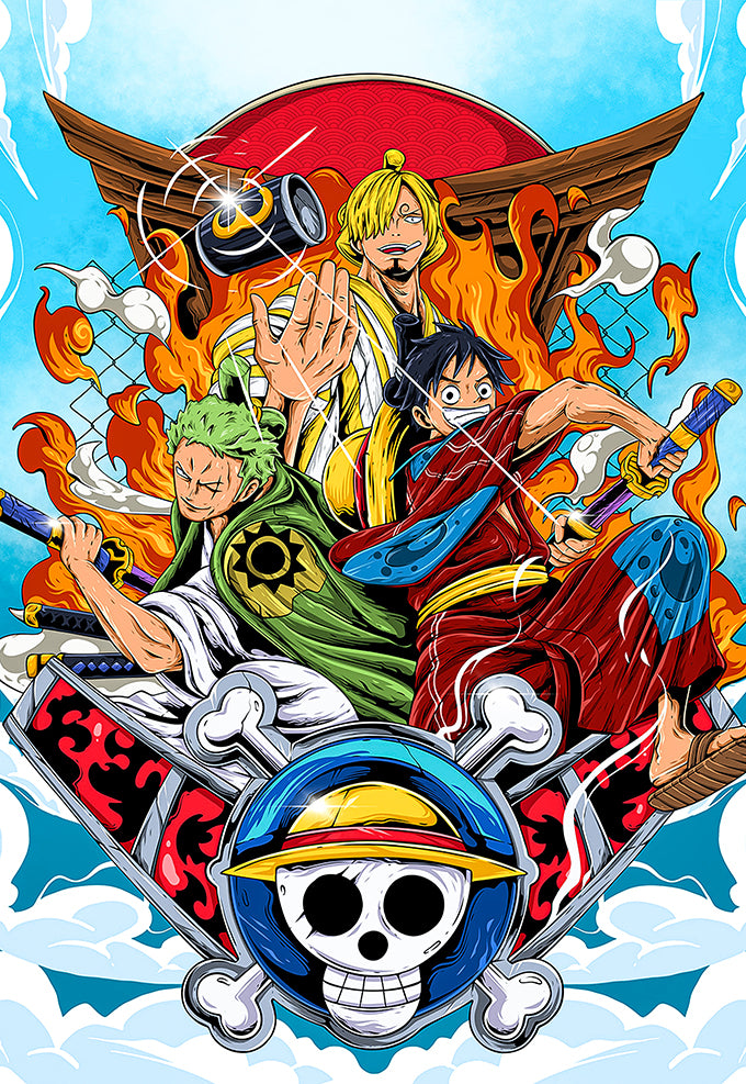 Monster Trio One Piece Special Edition Poster
