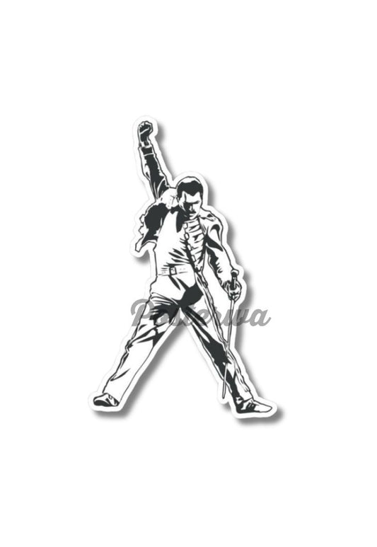 Freddie Mercury Sketch Sticker