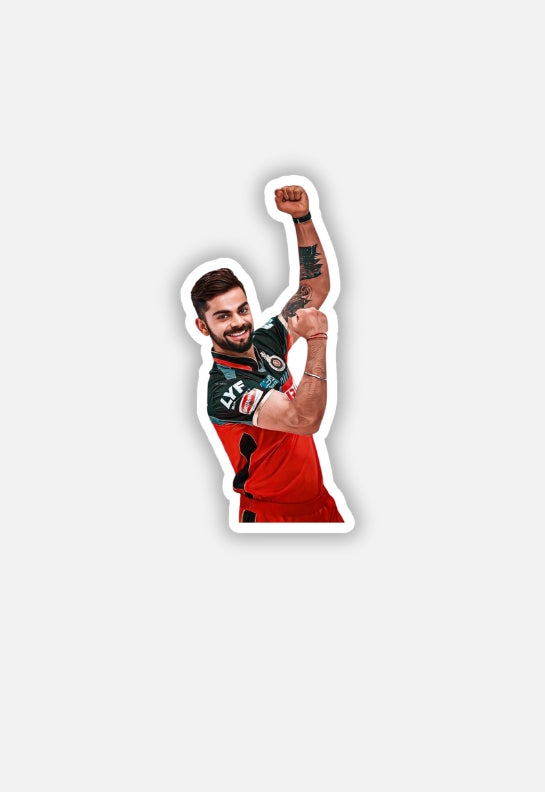RCB Virat Kohli Celebrating Sticker | IPL | RCB Sticker
