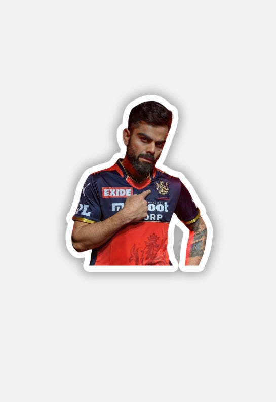 RCB Kohli Posing | IPL | RCB Sticker