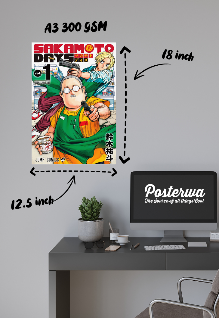Sakamoto Days Title Poster | Sakamoto | Sakamoto Days
