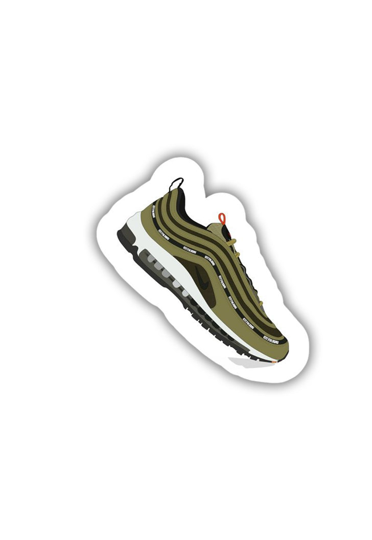 Nike Air Max 97 Black Military Sticker Posterwa