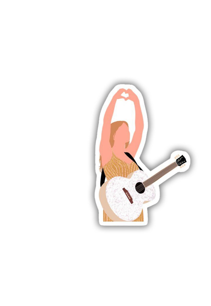 Taylor Swift Heart Sticker