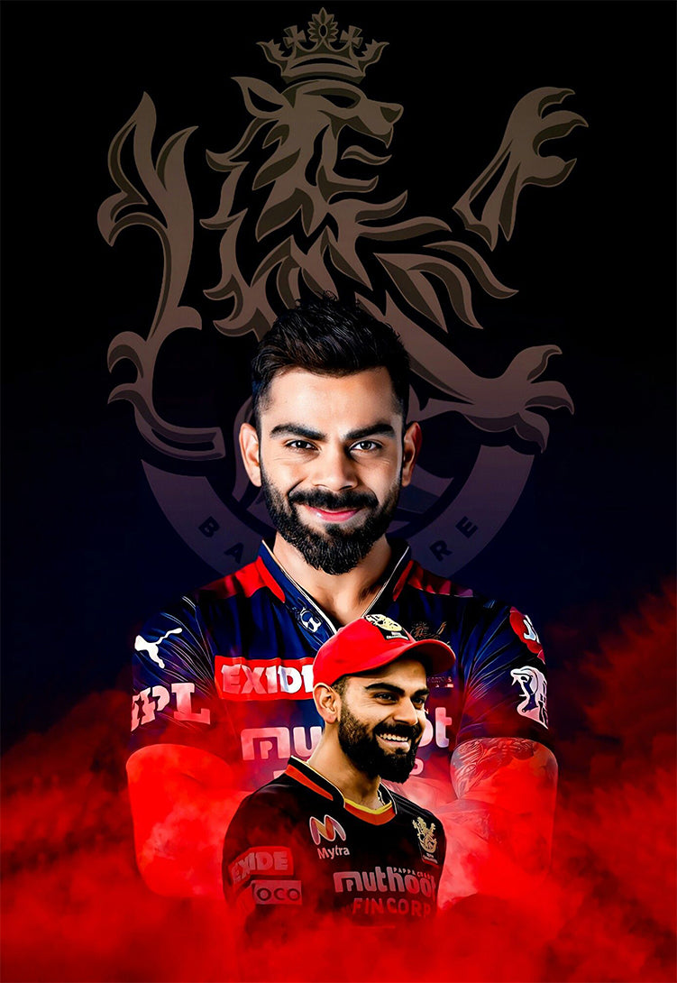 Virat Kohli Play Bold Poster