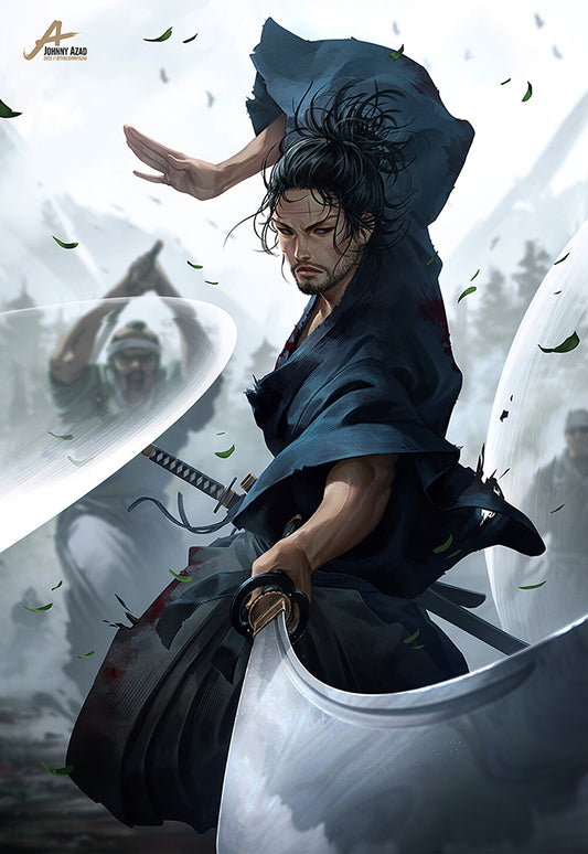 Vagabond Sword Stance Poster