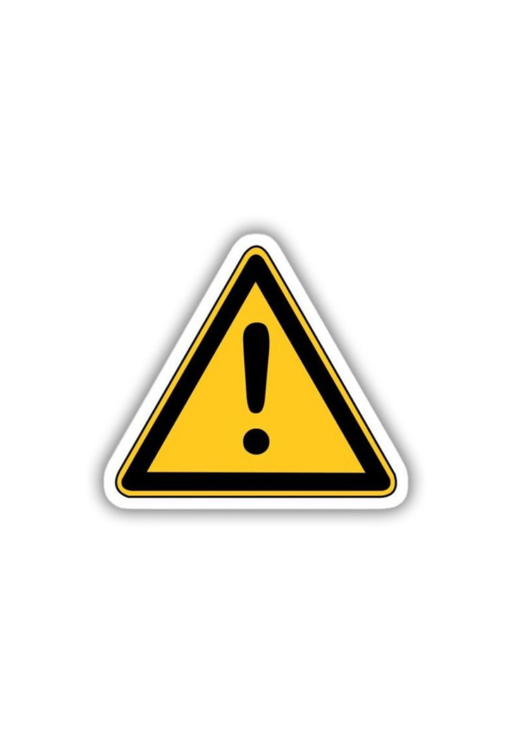 Warning Sticker