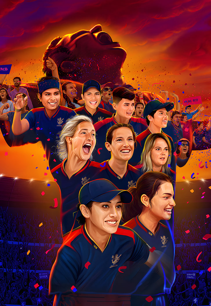 RCB Women Team Poster