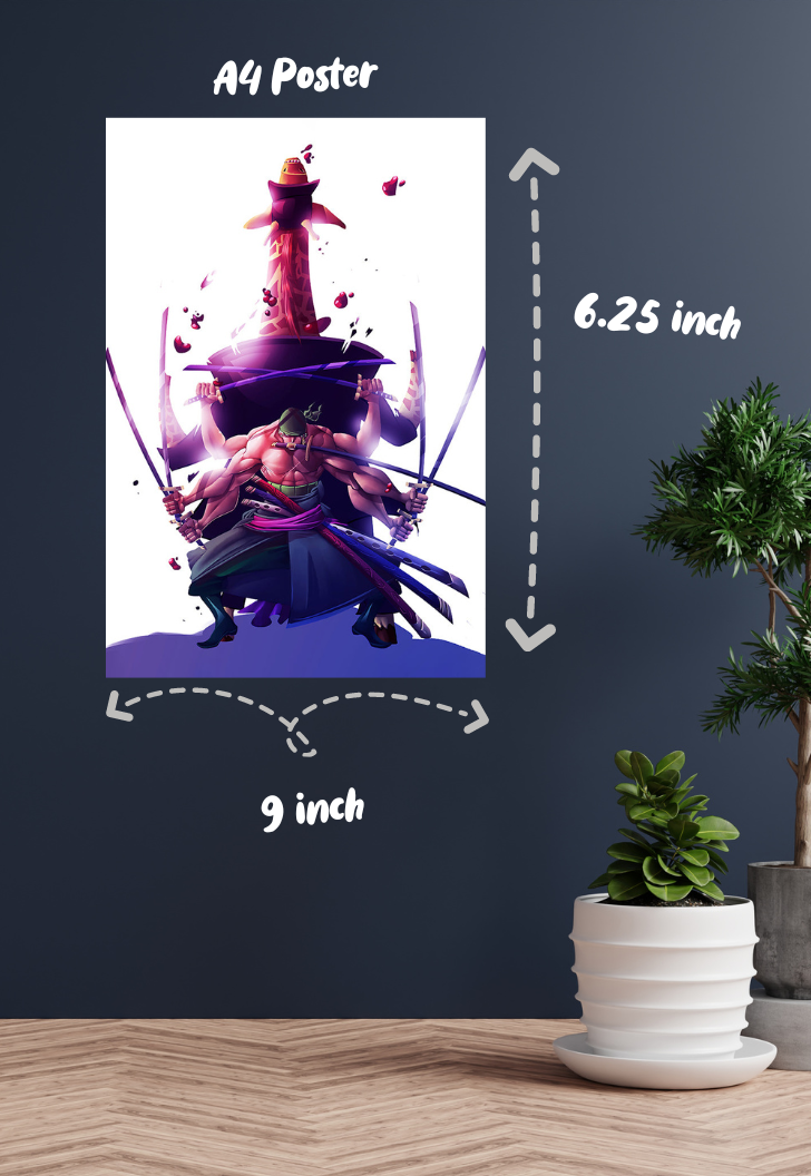 Zoro King Of Hell | Exclusive | Anime Poster