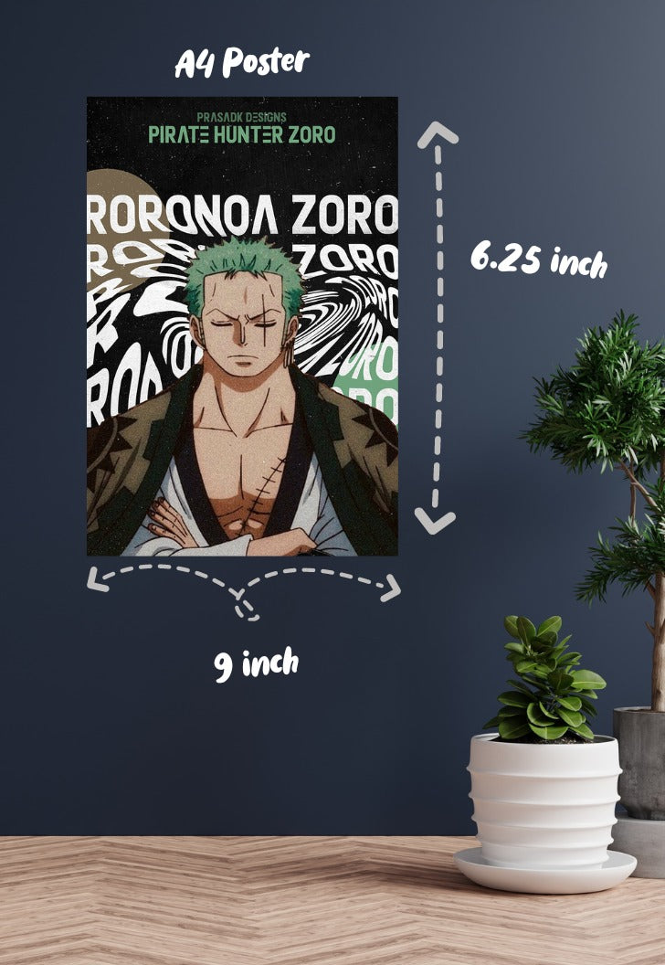 Roronoa Zoro | Haki and Honor One Piece | Anime Poster