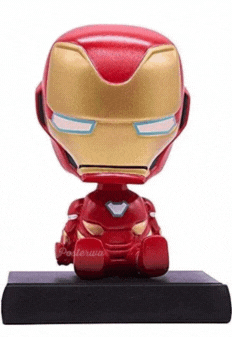 Ironman Bobble Head with Mobile Holder