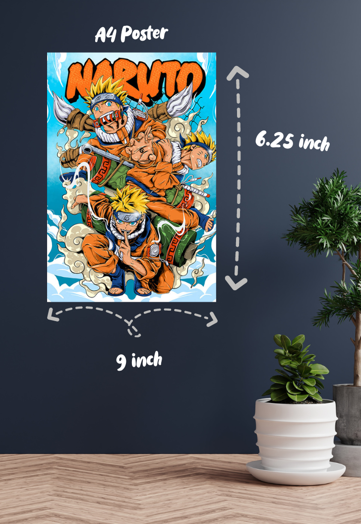 Naruto Collage Title Poster