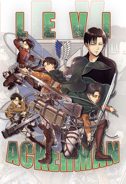 Levi Ackerman collage Poster