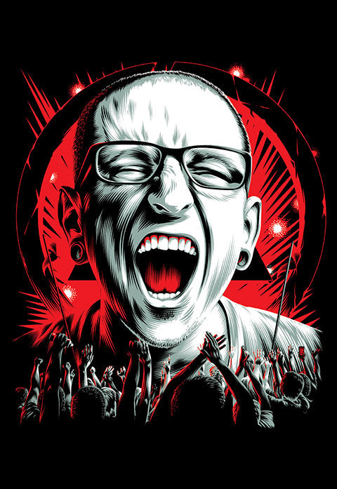 The Sound of Chester | Chester Bennington | Anime Poster