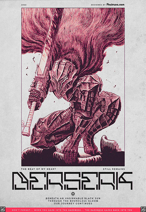 Update on the poster I got made : r/Berserk