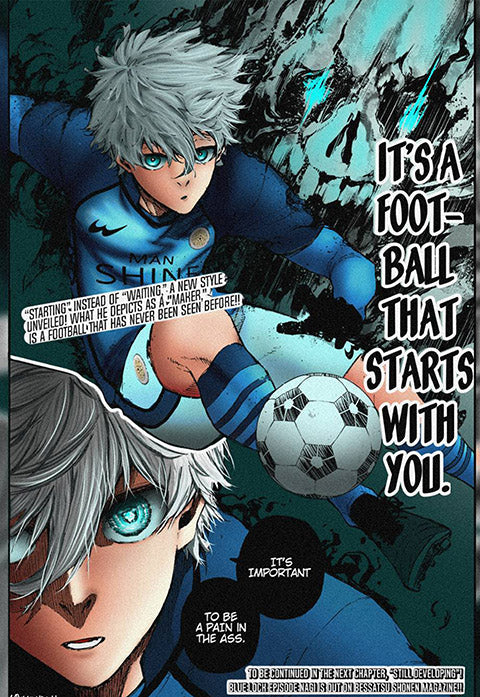 Blue lock Football Poster