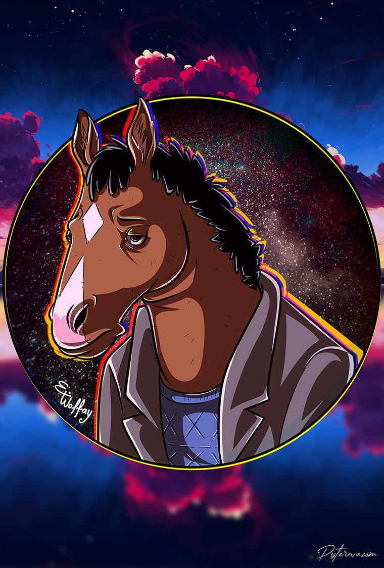Bojack Portrait Poster