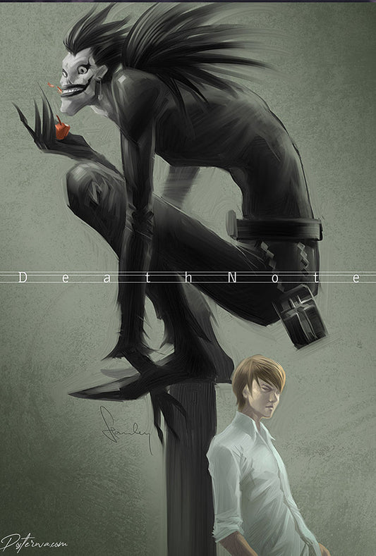 Light and Ryuk Poster
