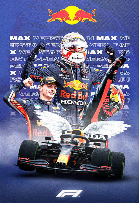Red bull | Max Verstappen | F1 Poster