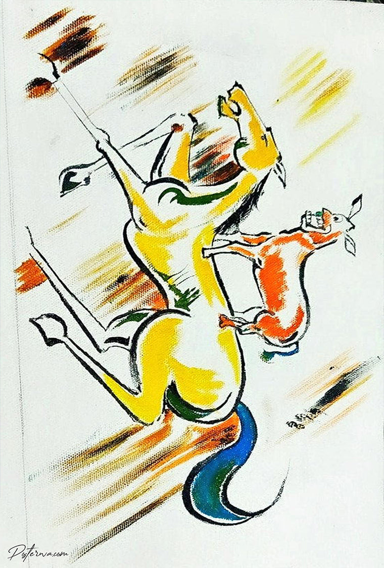 Majnu Bhai Painting Poster