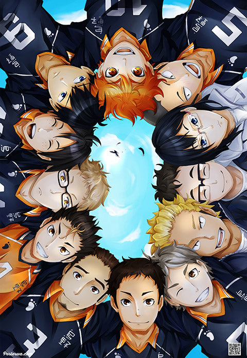 Haikyuu team Poster