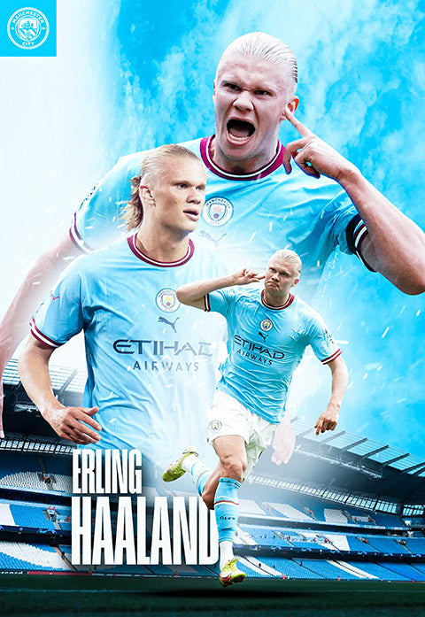 Erling Haaland Victory Poster