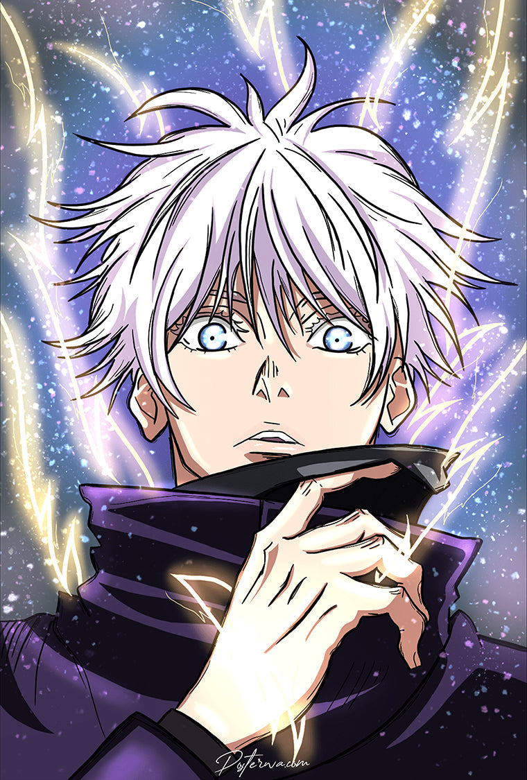 Satoru Domain Expansion Poster