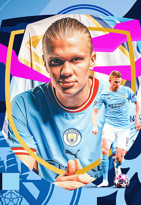 Erling Haaland Manchester Poster