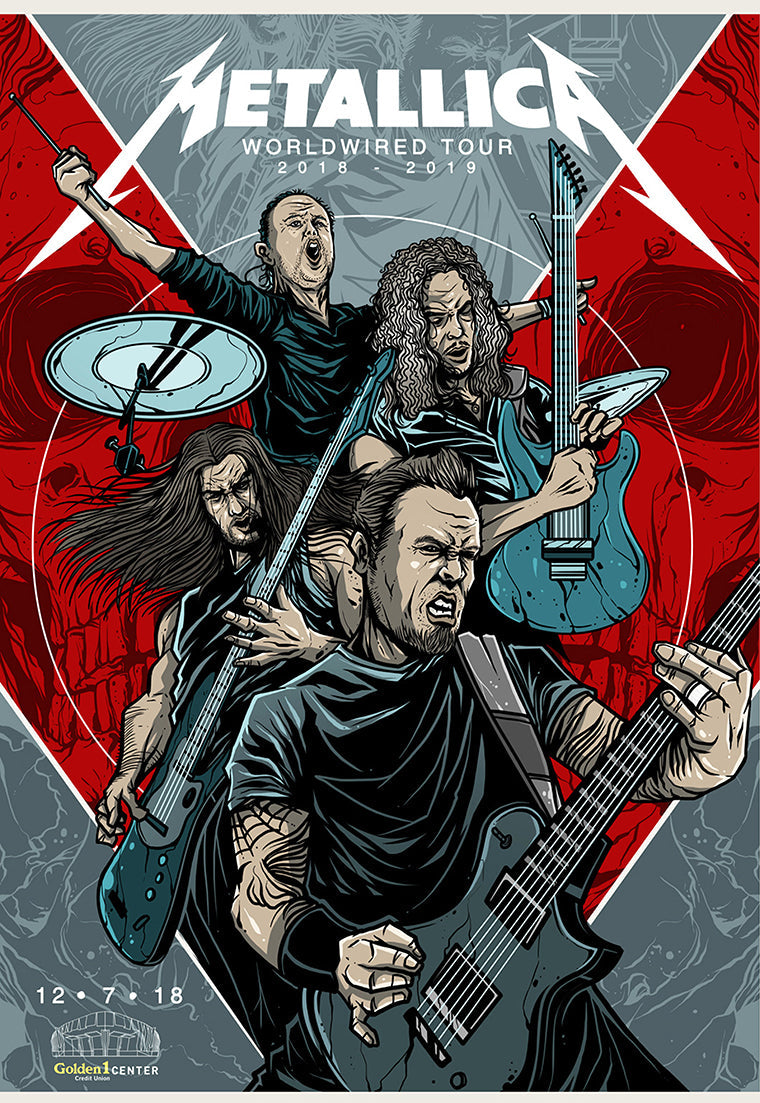 Metallica Rock Band Poster