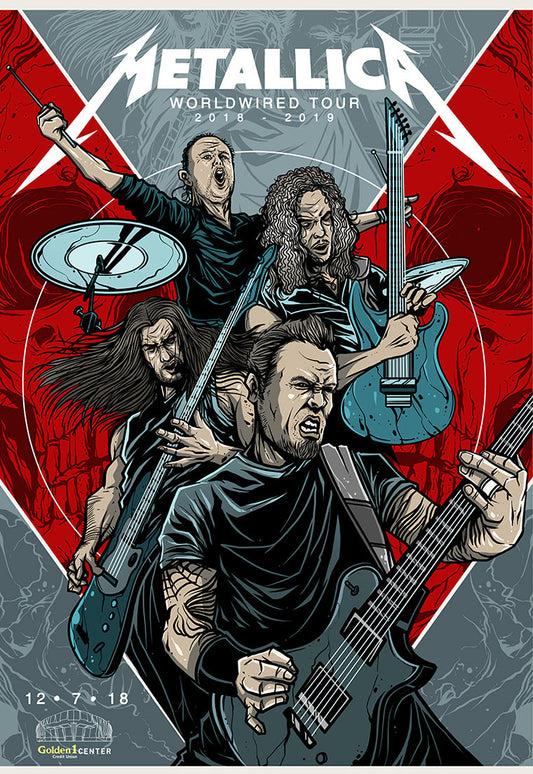 Metallica Rock Band Poster