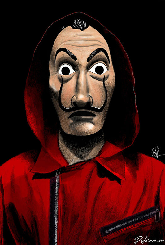 Money Heist The Dali Mask Poster