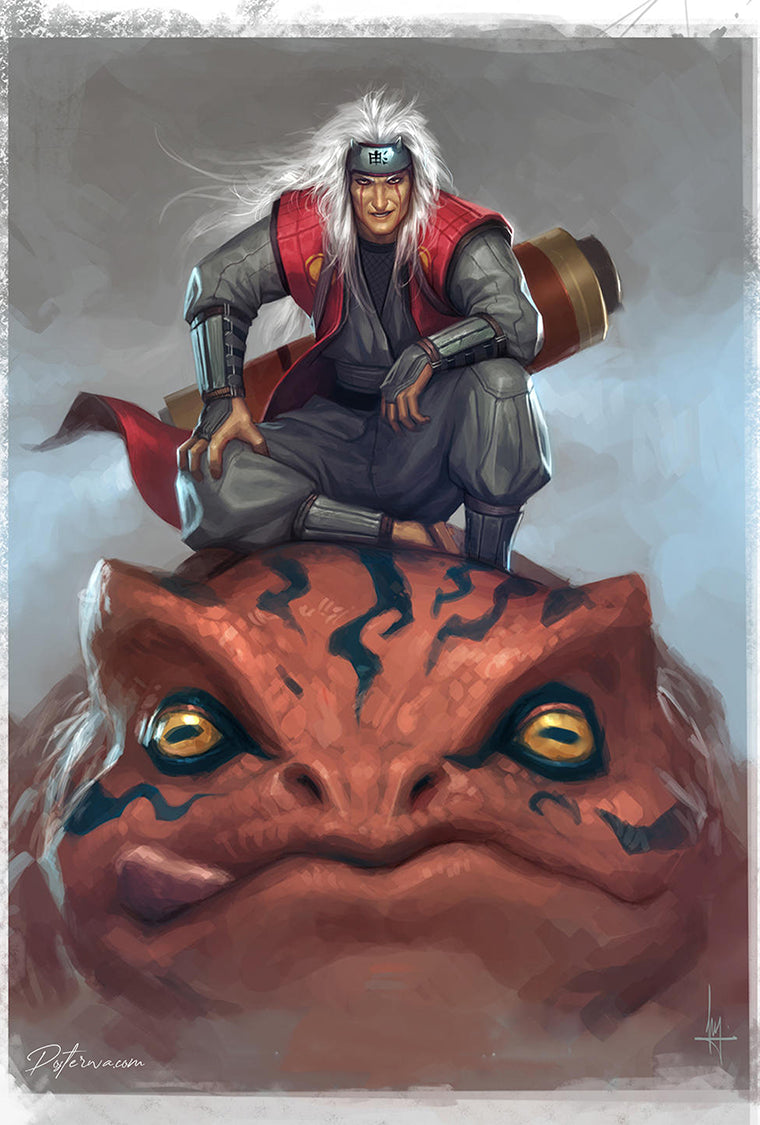 Jiraiya Naruto Poster