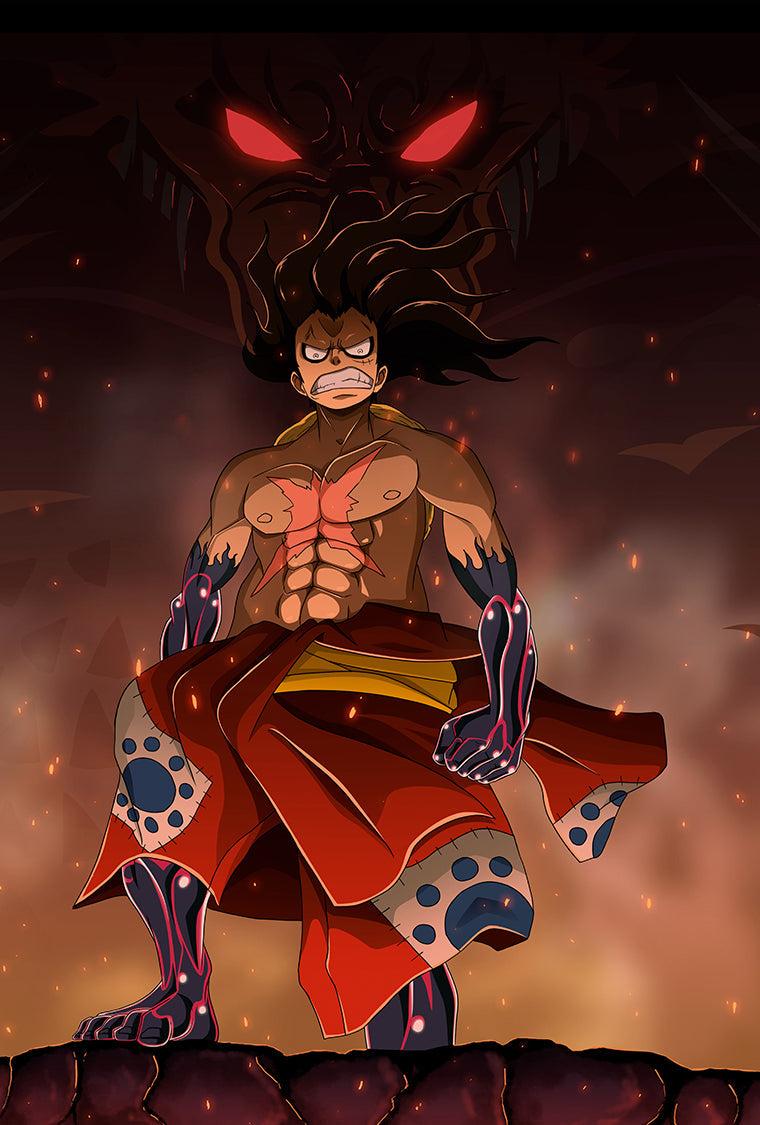 Luffy | Gomu Gomu No Destiny One Piece | Anime Poster