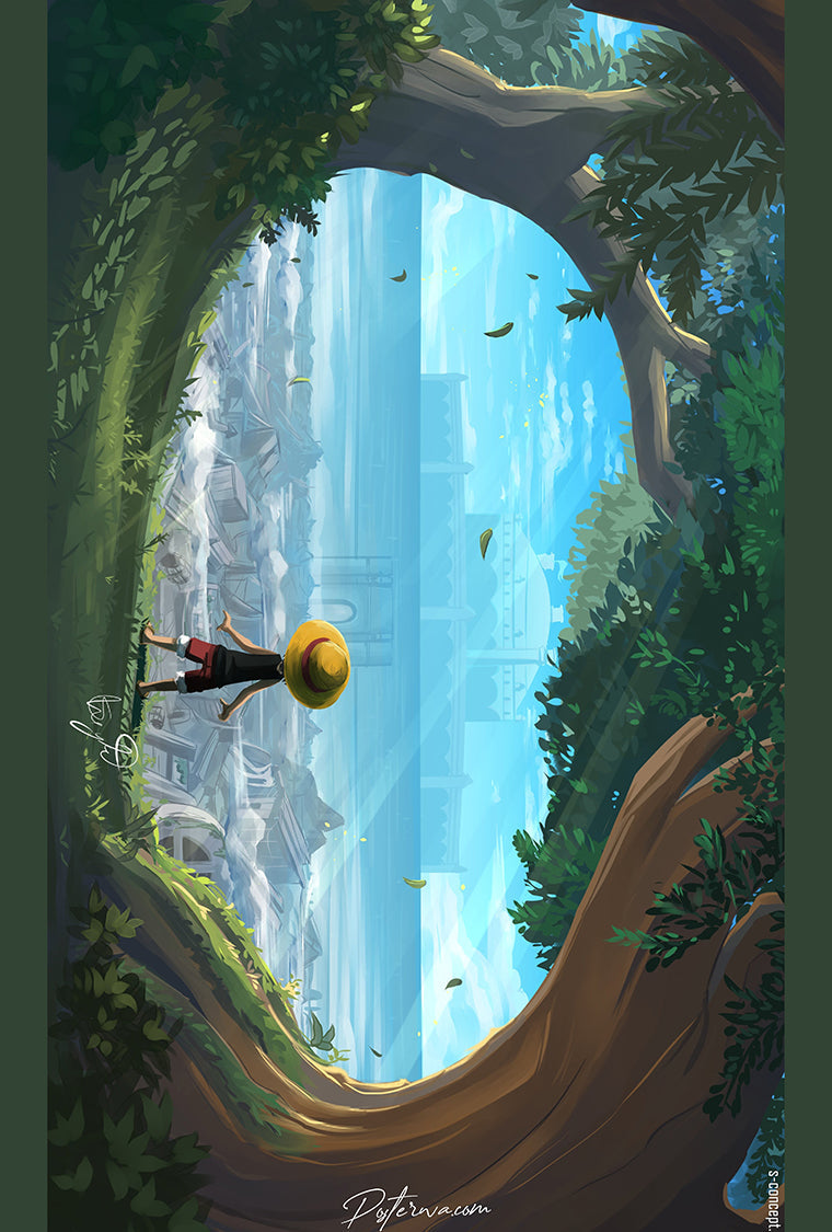 One Piece Monkey D Luffy Poster