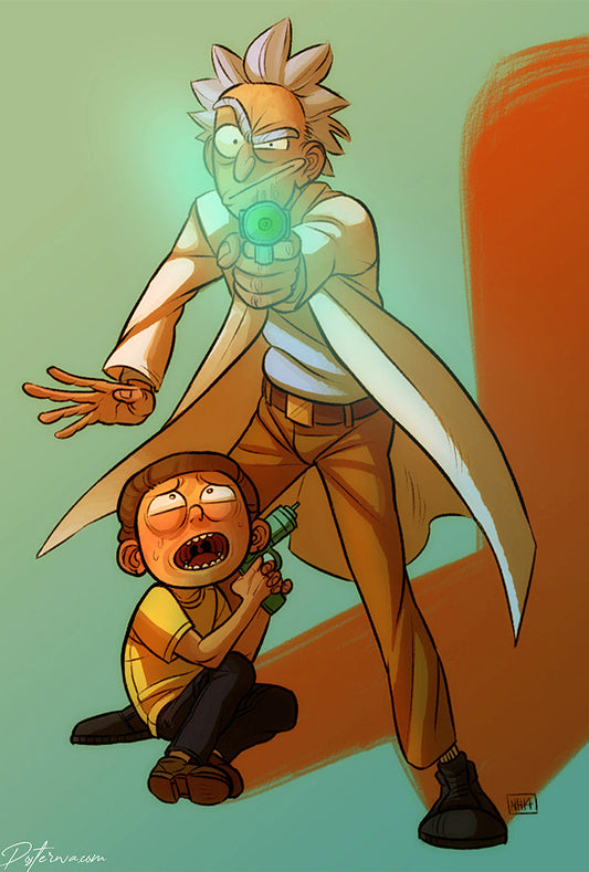 Rick and Morty Funny Poster