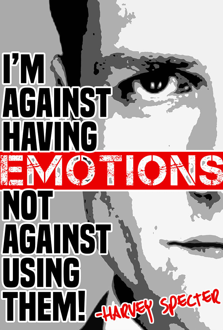Harvey Specter Quote Poster