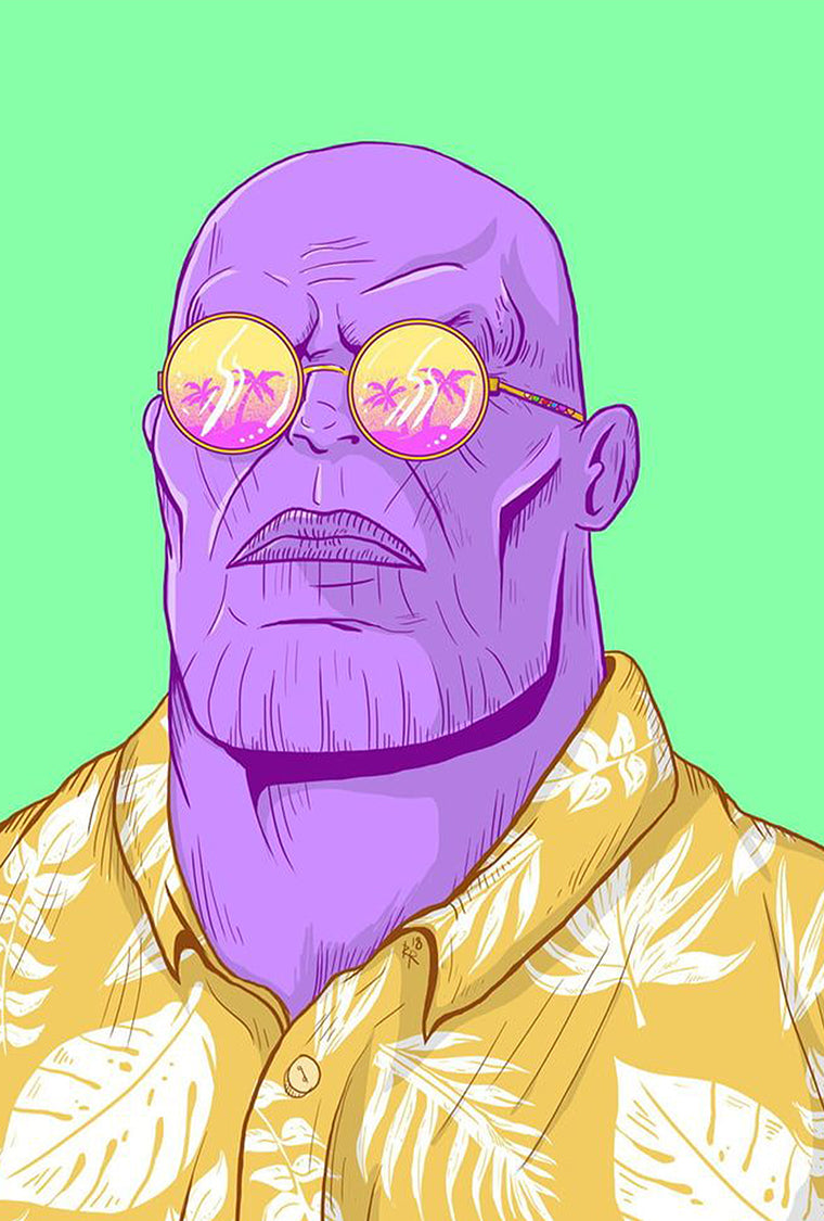 Cool Thanos Poster