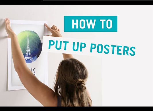 How to stick Posters on Wall
