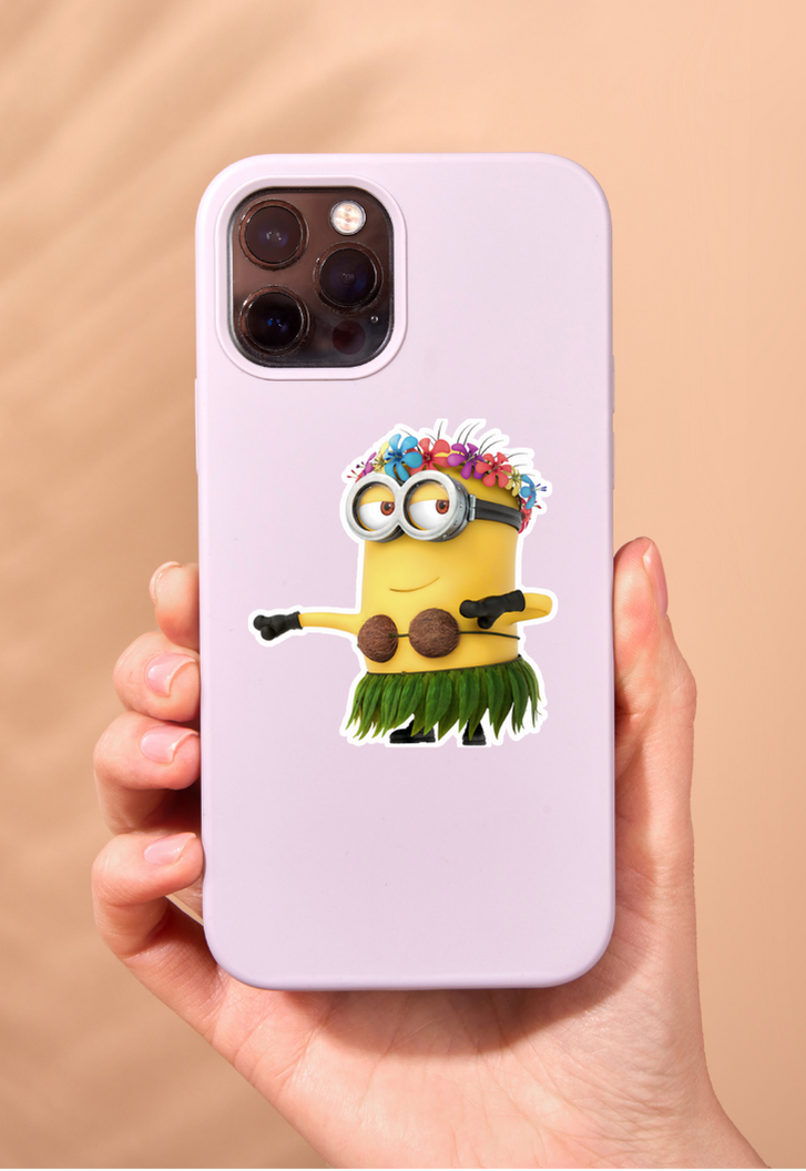 Hawaiian Minion Sticker