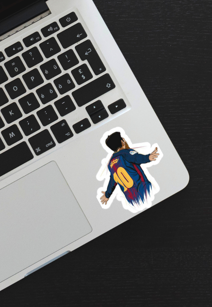 Leonel Messi Goal Celebration Sticker