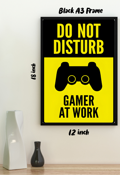 Do Not Disturb Game at Work Poster