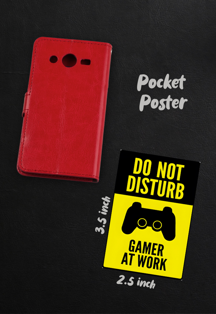 Do Not Disturb Game at Work – Posterwa
