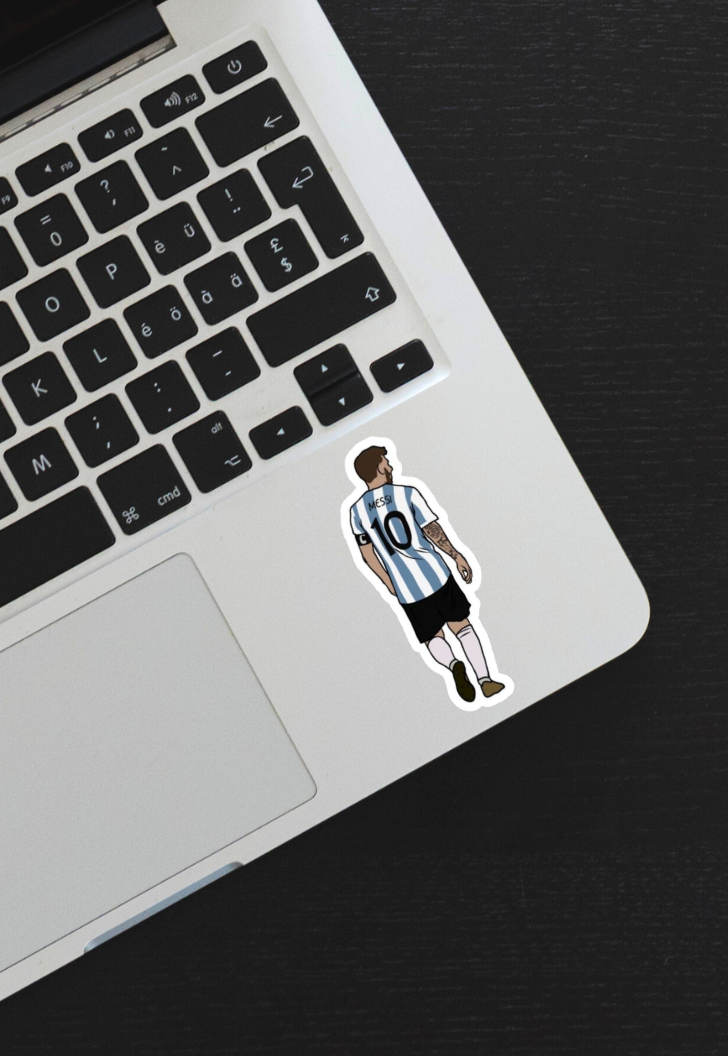 Leo Messi Back Sticker