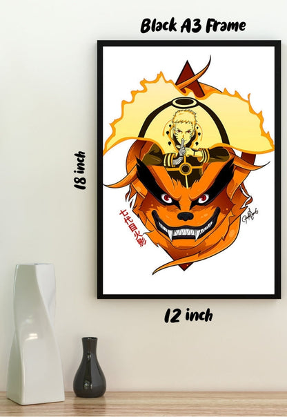 Kurama and Naruto Poster