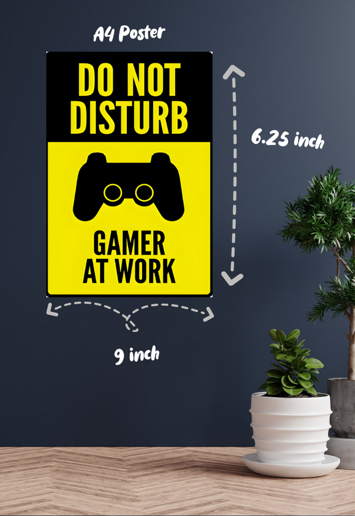 Do Not Disturb Game At Work Posterwa 107 982a6dd4 1f9f 4848 95c7 