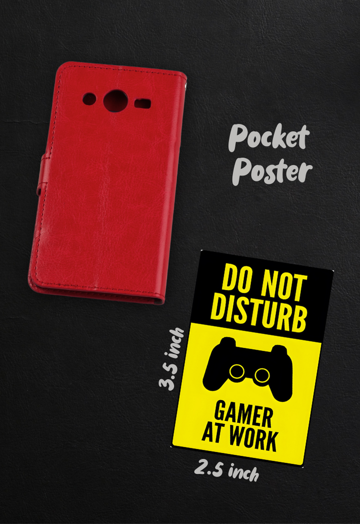 Do Not Disturb Game at Work Poster